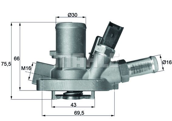 WILMINK GROUP Termostaatti, jäähdytysneste WG1217594